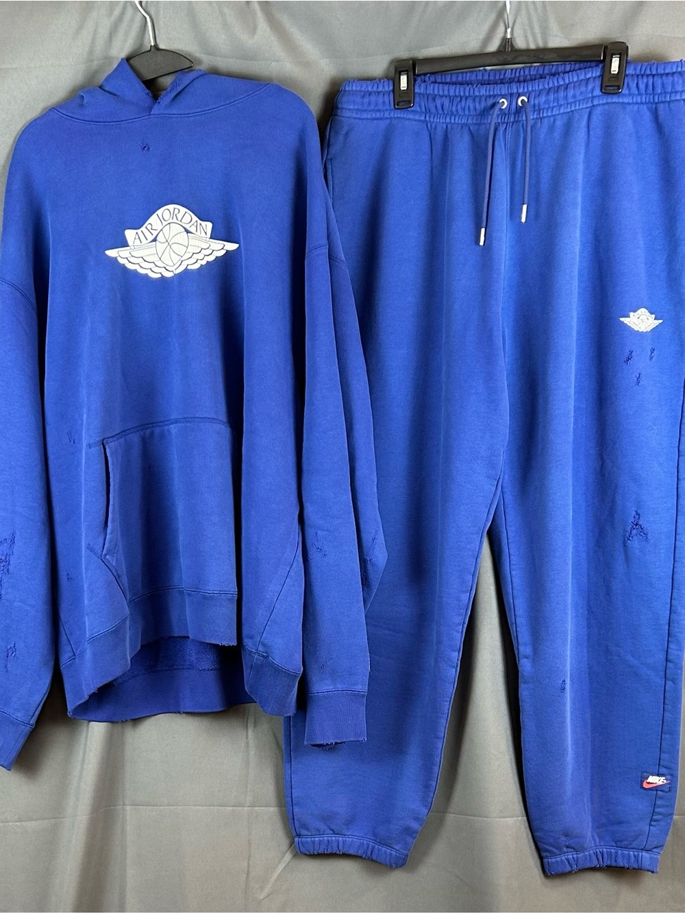 Jordan Rare Air French Terry Matching Tracksuit Set - Royal Blue - Size 2XL